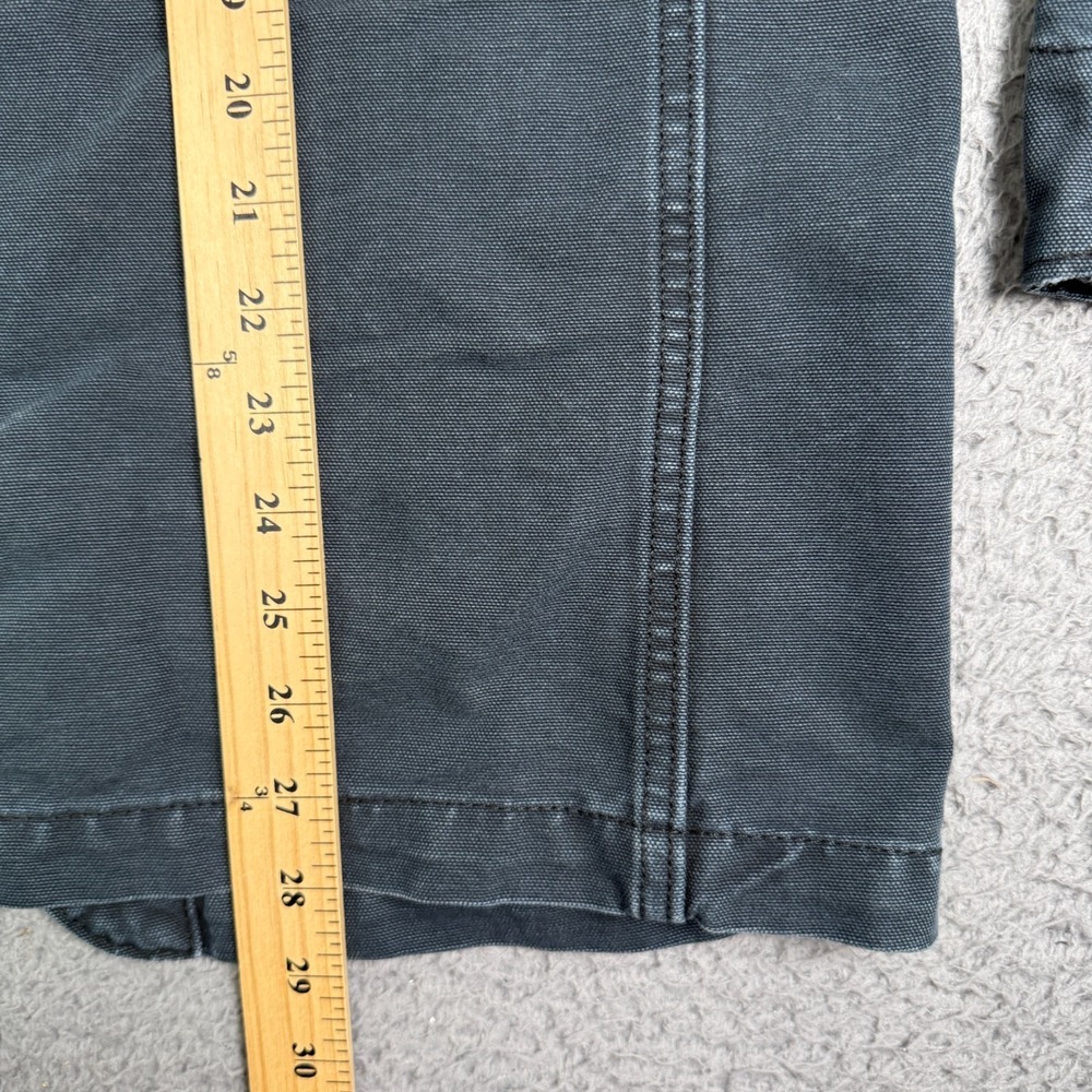 Levi's Engineer's Chore Coat Work Jacket Shacket Mens M Caviar Grey Pockets - Picture 10 of 12